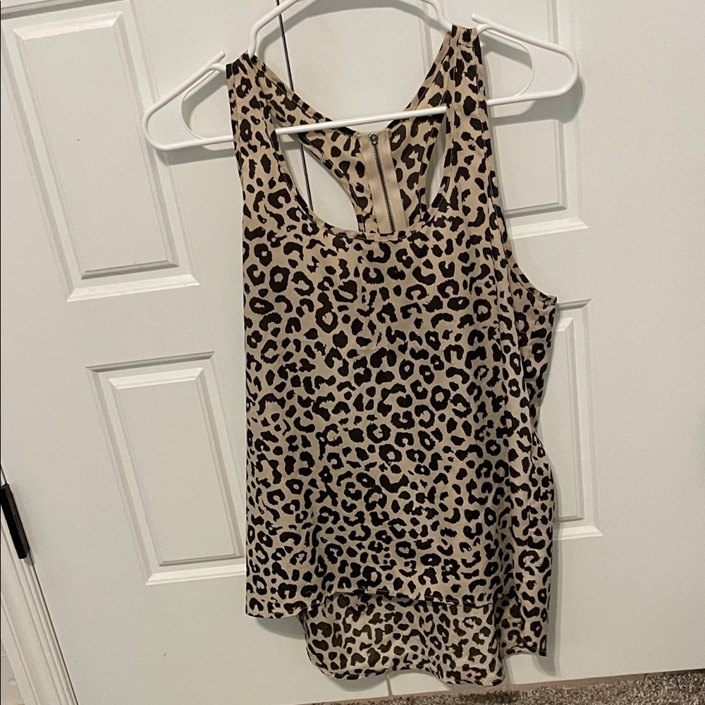 Leopard Print Women's Tank Top